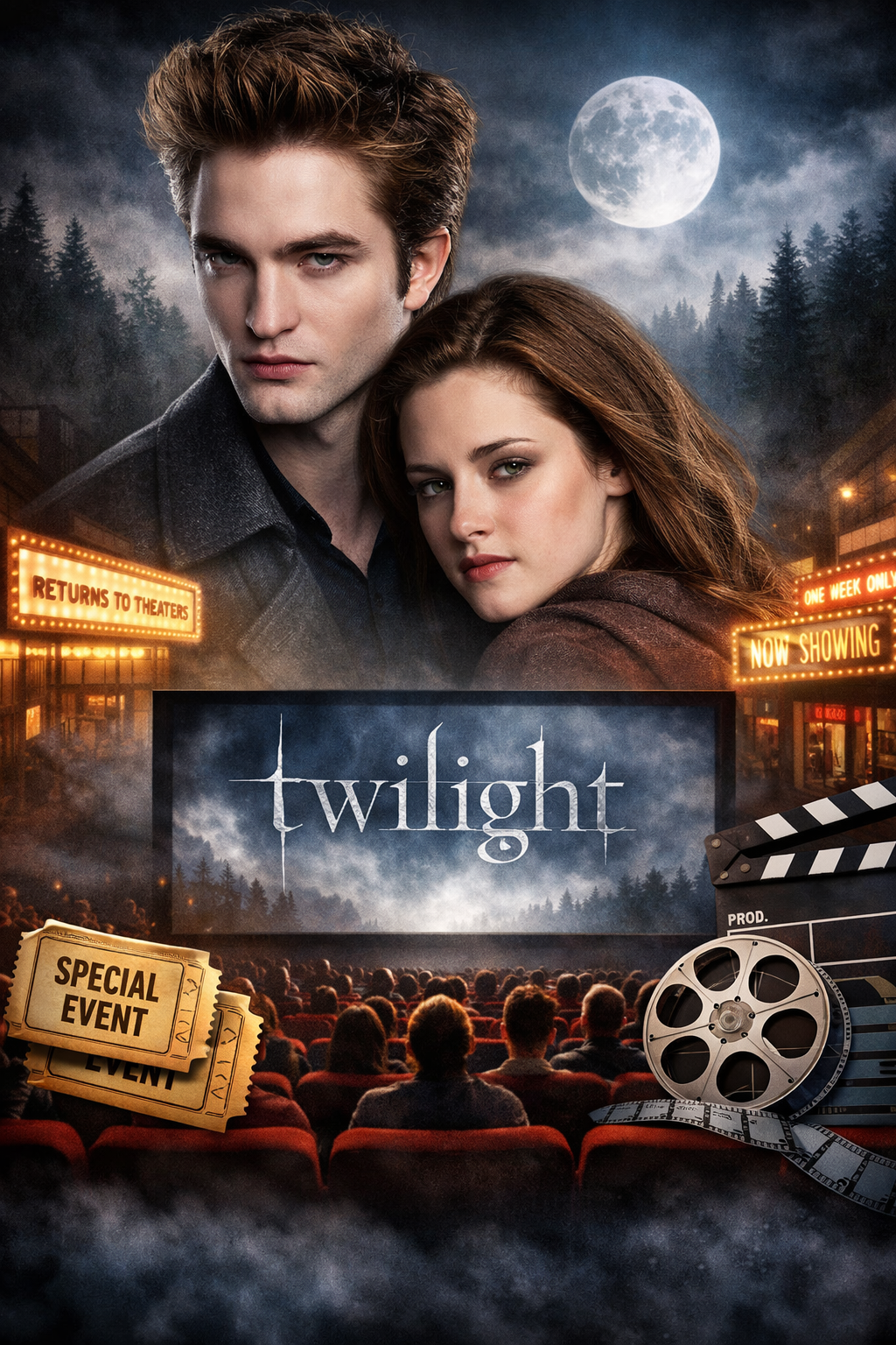 Crepúsculo Regressa às Telonas em Março com Exibições Especiais que Prometem Agitar Fãs